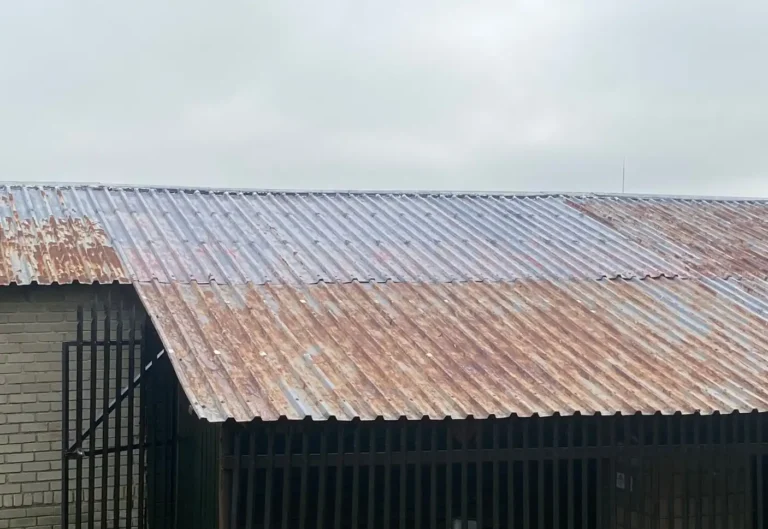Roof rust repair and repaint project in Secunda